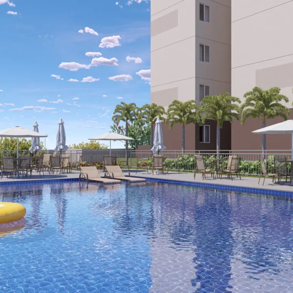 Perspectiva da Piscina